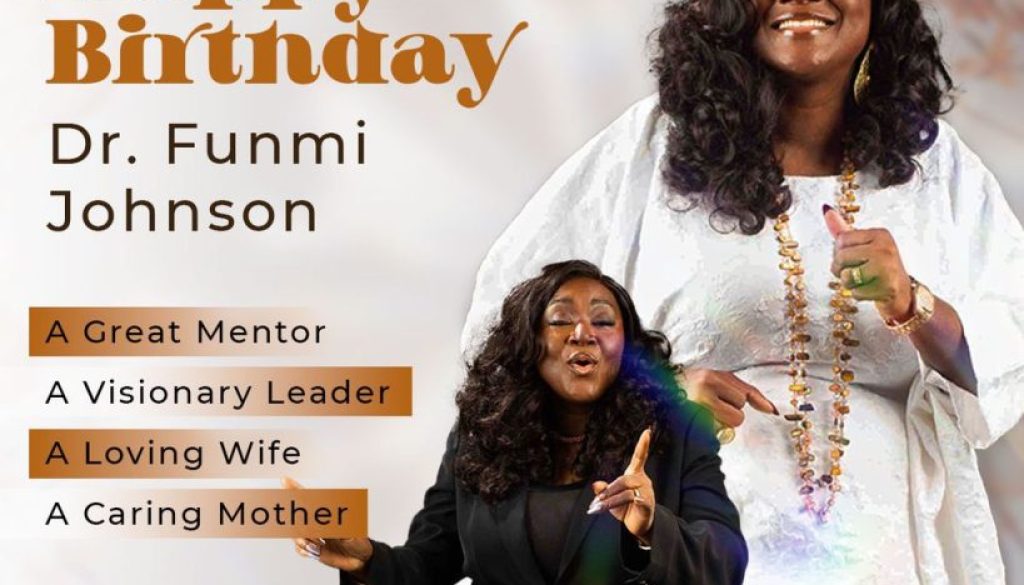 happy Birthday Pastor Funmi